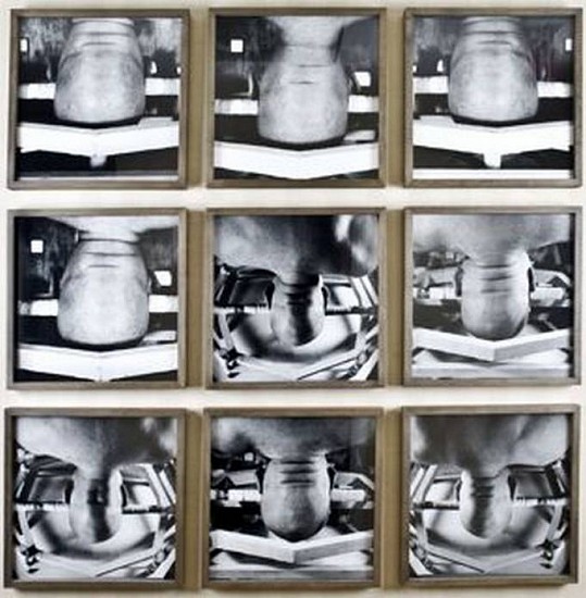 Dieter Appelt
Tableau Zone (Homage to Andrej Tarkowskij), 2001
Gelatin silver print (black & white)
20 7/8 x 20 7/8 in. (53 x 53 cm)
Series of nine mounted printsFrom an edition of 3