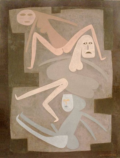 Victor Brauner
L' Allergie Conjugale, 1962
Oil
45 1/2 x 34 1/2 in. (115.6 x 87.6 cm)
On Canvas