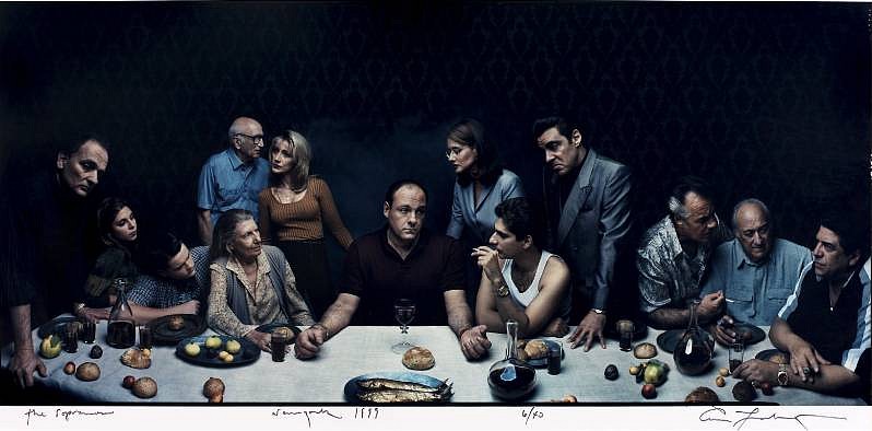 Annie Leibovitz
The Sopranos, 1999
Chromogenic print (color)
20 x 24 in. (50.8 x 61 cm)
Number 6 of an edition of 40.Printed under the direct supervision of the artist.