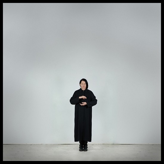 Marina Abramovic
Holding Emptiness, 2012
Fine art pigment print
63 x 63 in. (160 x 160 cm)
From the series "With Eyes Closed I See Happiness"Edition 3/7 + 2 APsBased on the artist's experience during the long durational work The Artist in Present (2010)