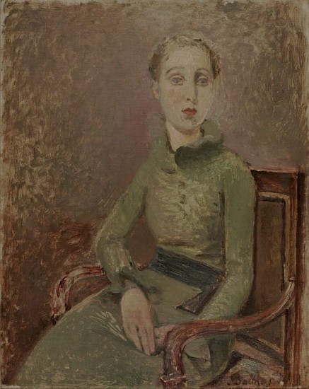 Balthus
Portrait of Betty Leyris, 1933
Oil on canvas
31 x 37 1/4 in. (78.7 x 94.6 cm)