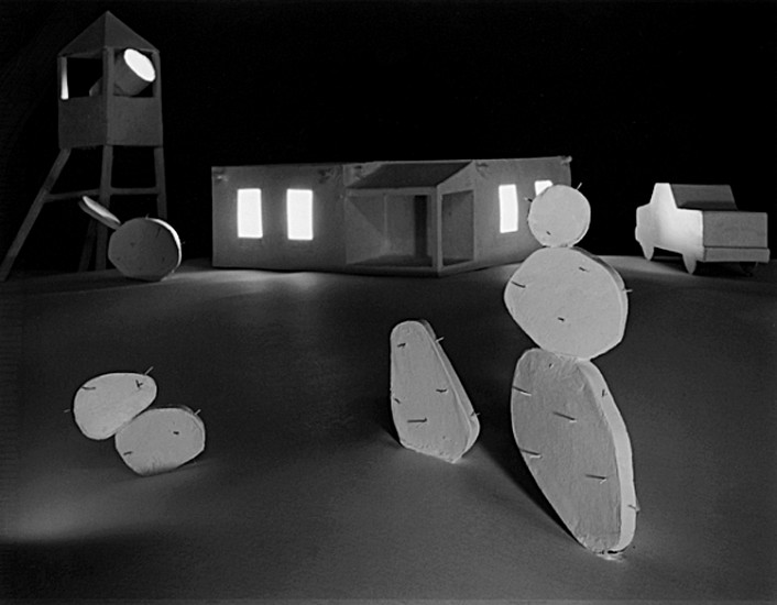 James Casebere
Desert House with Cactus, 1980
Gelatin silver print (black & white)
14 3/4 x 18 3/4 in. (37.5 x 47.6 cm)
Edition 5/7 + 2 APs