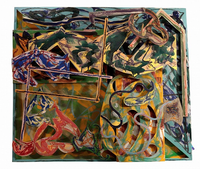 Frank Stella
Shards II, 1982
Enameled aluminum wall mounted relief sculpture
39 3/8 x 44 7/8 x 5 7/8 in. (100 x 114 x 15 cm)