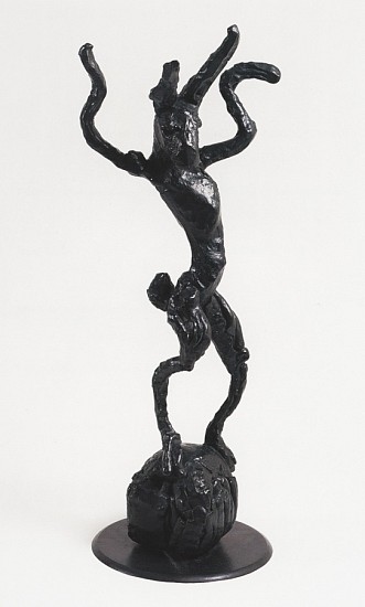 Barry Flanagan
Hare with Ball, 1994
Bronze
46 1/2 x 18 1/4 x 19 3/8 in. (118.1 x 46.4 x 49.2 cm)
Edition 5/8 + 3 AC's