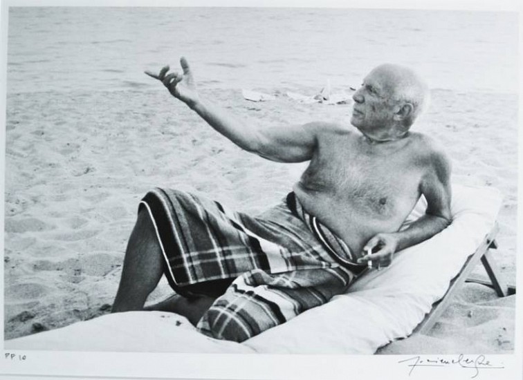 Lucien Clergue
Picasso, 1965
Gelatin silver print (black & white)
11 x 14 in. (27.9 x 35.6 cm)