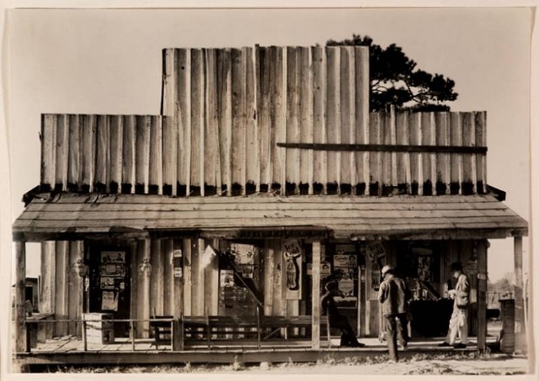 Walker Evans
General Store, Selma, Alabama, 1936
Gelatin silver print (black & white)
6 3/8 x 9 7/16 in. (16.2 x 24 cm)
Vintage print tipped to original mount
