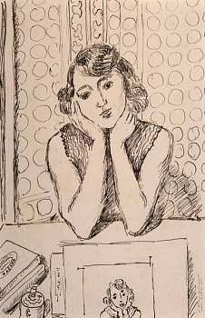 Henri Matisse - Seated Woman with Cigar Box