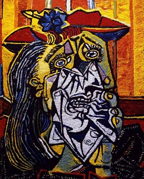 Vik Muniz - Weeping Woman, After Picasso, Pictures of Pigment