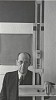 Arnold Newman, Piet Mondrian, New York City
1942, Gelatin silver print (black & white)