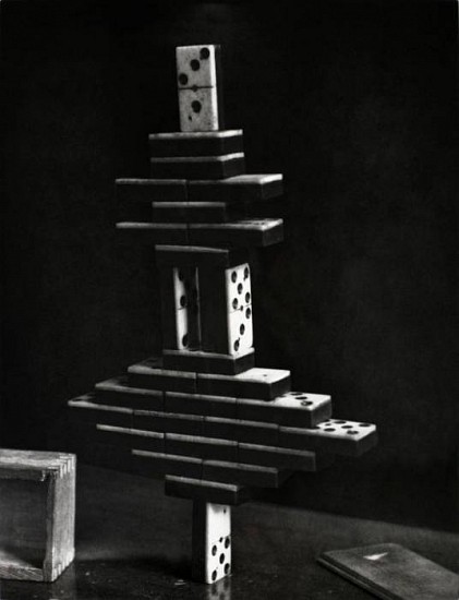 McDermott and McGough
Experiment upon the center of gravity made on a set of Dominoes, Printed 1998
Photogravure
13 1/2 x 10 3/8 in. (34.3 x 26.4 cm)
From ""Sentimental Education"" seriesEdition 8/40From portfolio of 8 photogravures in series