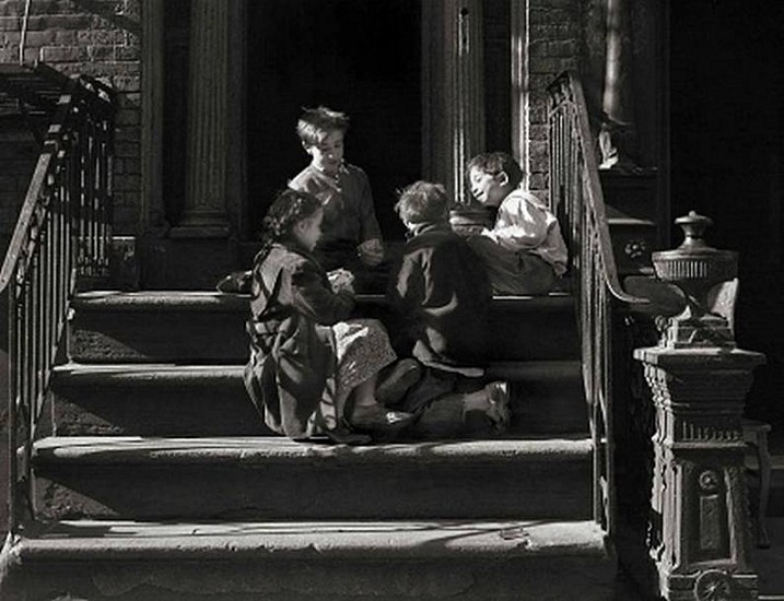 Walter Rosenblum
"Gypsy Children Playing Cards" Pitt Street, New York, 1938
Gelatin silver print (black & white)
7 1/8 x 9 1/4 in. (18.1 x 23.5 cm)