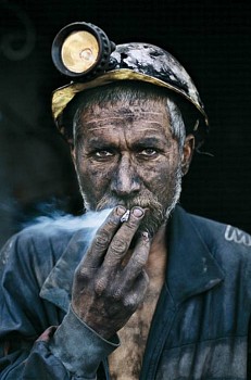 Steve McCurry - Smoking Coal Miner