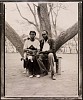 Fazal Sheikh, Kuot Chan and his Bride Adhieu Pok on the Second and Final Day of Their Wedding, Sudanese Refugee Camp, Kakuma, Kenya
1993, Gelatin silver print (black & white)