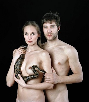 Dimitris Yeros - Untitled, For a Definition of the Nude Series (Couple w/ Snake)