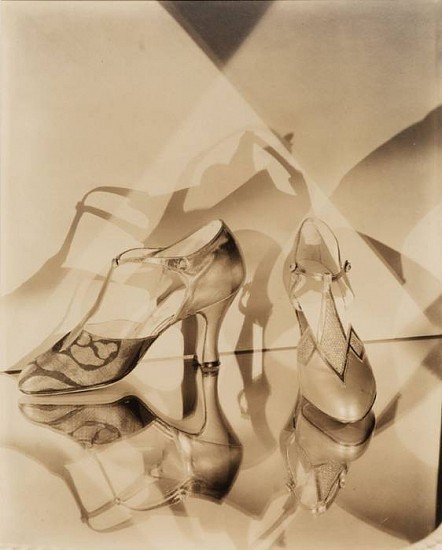 Edward Steichen
Shoes (and reflection), 1927
Gelatin silver print (black & white)
9 1/2 x 7 1/2 in. (24.1 x 19.1 cm)
VintageMountedToned