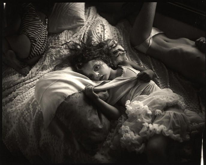 Sally Mann
Naptime, 1989
Gelatin silver print (black & white)
20 x 24 in. (50.8 x 61 cm)
From the "Immediate Family" seriesEdition of 25Printed by the photographer from the original negative