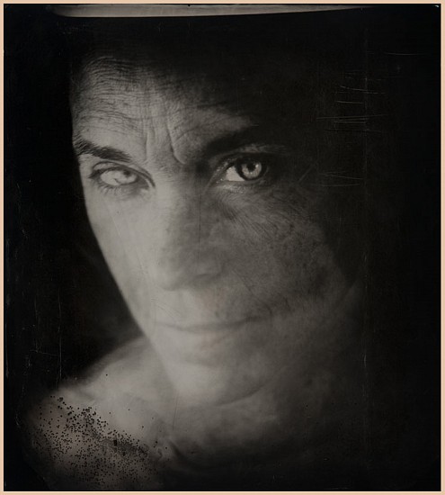 Sally Mann
Untitled (Self-portrait), 2006-12
Ambrotype
15 x 13 1/2 in. (38.1 x 34.3 cm)
Unique collodion wet-plate positive on black glass with sandarac varnish