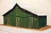 William Christenberry, Green Warehouse, Newbern, Alabama
1995, Wood, paint and soil sculpture