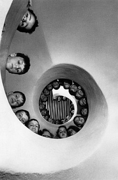 Martine Franck - 'Children's library built by the Atelier de Montrouge (Jean Renaudie, Pierre Riboulet, Gerard Thurnauer and Jean-Louis Veret), Clamart (on the outskirts of Paris), France, 1965
