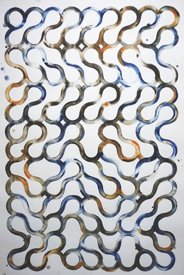 Martin Kline
Grid (DEVIANT), 1994
Pencil, watercolor, and gouache on paper
60 x 40 1/4 in. (152.4 x 102.2 cm)