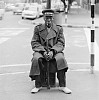 David Goldblatt, The watchman, Balnagask Court, Hillbrow, June 1972
1972; printed 2016, Gelatin silver print (black & white)