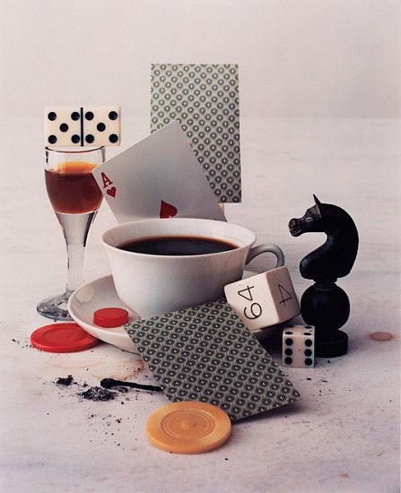 Irving Penn
After Dinner Games, New York, 1947; Printed 1985
dye transfer print
22 1/4 x 18 in. (56.5 x 45.7 cm)
From an edition of 23