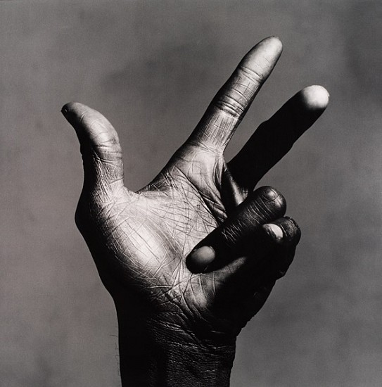 Irving Penn
The Hand of Miles Davis (B), New York, 1986; Printed 1992
Gelatin silver print (black & white)
20 x 19 7/16 in. (50.8 x 49.4 cm)
From an edition of 16