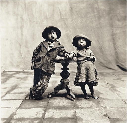 Irving Penn, Cuzco Children, Peru
1948; Printed 1968, Platinum palladium print