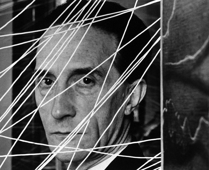 Arnold Newman
Marcel Duchamp, 1942; Printed c. 1970s
Gelatin silver print (black & white)
5 3/8 x 6 1/2 in. (13.7 x 16.5 cm)