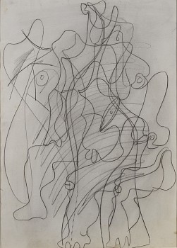 Arshile Gorky - Untitled (Femme)