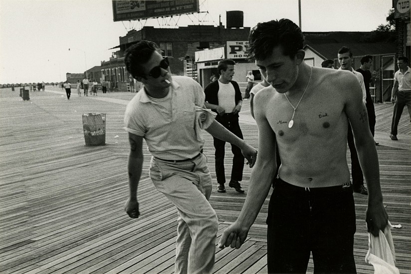 Bruce Davidson, Brooklyn Gang (boys living on boardwalk)
1959; printed c. 1959, Gelatin silver print (black & white)
