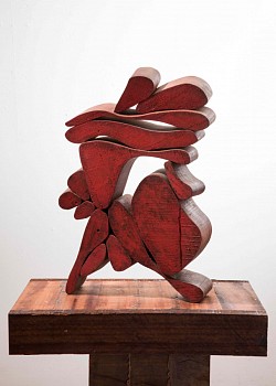 Mel Kendrick - Red Holes 2