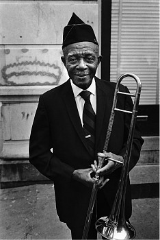Dawoud Bey - A Trombonist from the 369th Regiment Marching Band, Harlem, NY