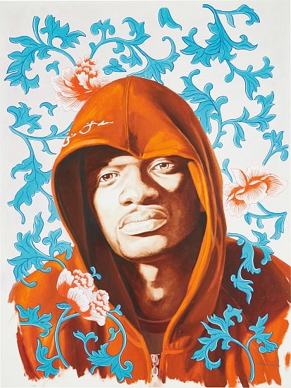 Kehinde Wiley
Check II, 2006
Oil on paper
37 1/2 x 29 1/2 in. (95.2 x 74.9 cm)