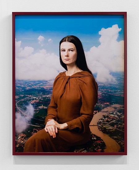 Gillian Wearing
Me as Mona Lisa, 2020
C-Print
24 1/4 x 19 1/8 x 1 1/2 in. (61.6 x 48.6 x 3.8 cm)
framed c-type print