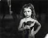 Sally Mann, Holding the weasel
1989, Gelatin silver print (black & white)