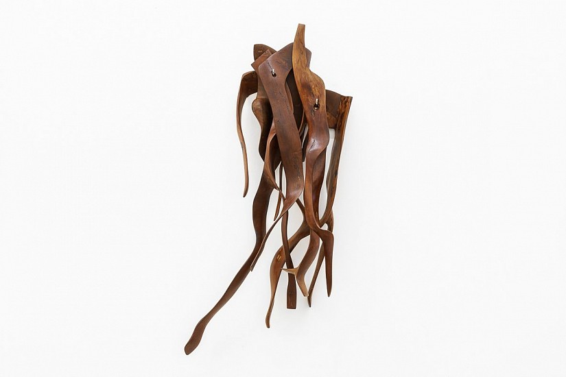 Marcelo Silveira
Pele, 2009/2019
wood and iron pins
47 x 24 x 9 in. (119.4 x 61 x 22.9 cm)