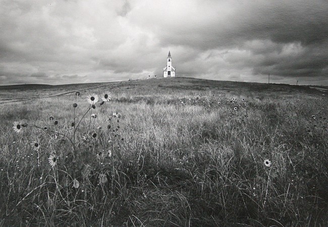 Elliott Erwitt
The Church at Wounded Knee, 1969; Printed later
Gelatin silver print (black & white)
12 1/4 x 17 7/8 in. (31.1 x 45.4 cm)