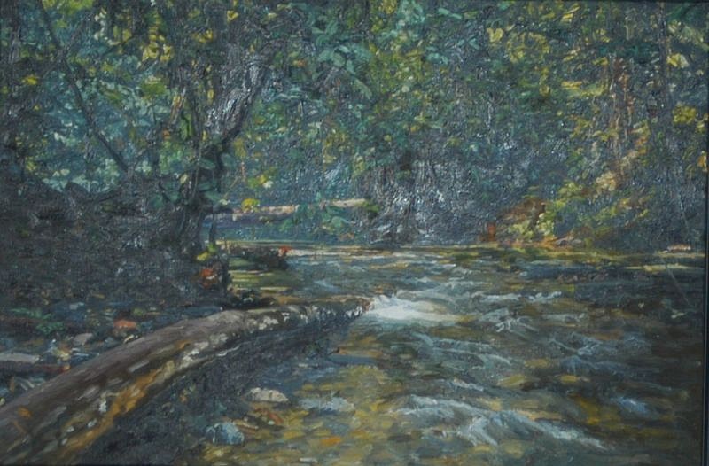 Boyd & Evans
Sungai III, 1994
Oil on canvas
23 3/16 x 29 5/16 in. (58.9 x 74.5 cm)