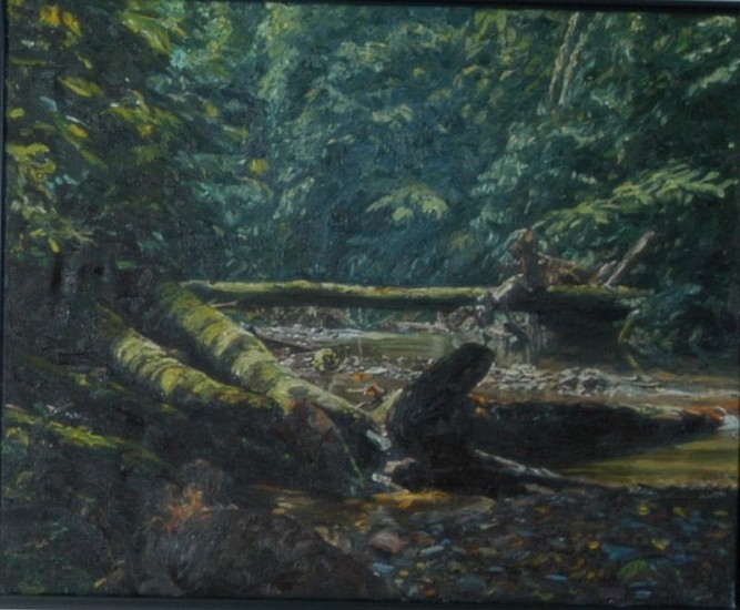 Boyd & Evans
Sungai II, 1994
Oil on canvas
23 3/16 x 29 5/16 in. (60 x 76 cm)